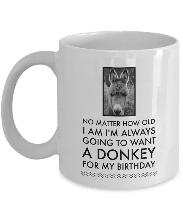 Esel Tasse 11 Unzen Oder 15 Unzen - Esel Geburtstagsgeschenk für Esel-Liebhaber - Esel Weihnachtsgeschenk für Sie - Esel Geschenk für Frauen - Esel Tasse Mama