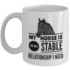 Taza de caballo. Regalos divertidos de caballos para mujeres u hombres. Yegua. Regalo para los amantes de los caballos para él o ella. Regalo de dama de caballo. Regalos de caballos equinos para hombres