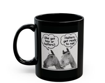 Lustige Pferdebecher 11oz Oder 15oz. Pferdegeschenke für Frauen / Männer. Pferd Mädchen. Pferdeliebhaber Geschenk für Sie / Ihn. Pferd Dame Geschenk. Pferd Geschenk für Sie / Ihn
