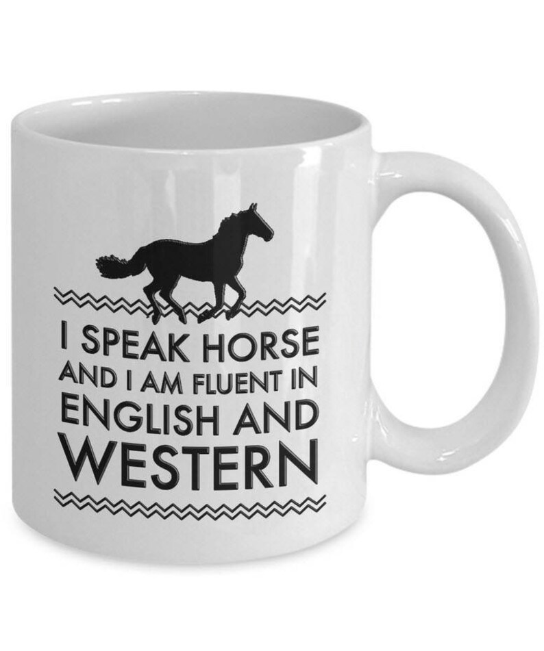 Funny Horse Coffee Mug Funny Horse Gifts For Women And Girls Etsy