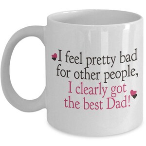 Dad Funny Coffee Mug - Fathers Day Gift Idea - Dad Birthday Gift  - Funny Coffee Mugs For Men - Dad Gift From Daughter Or Son - Gift For Him