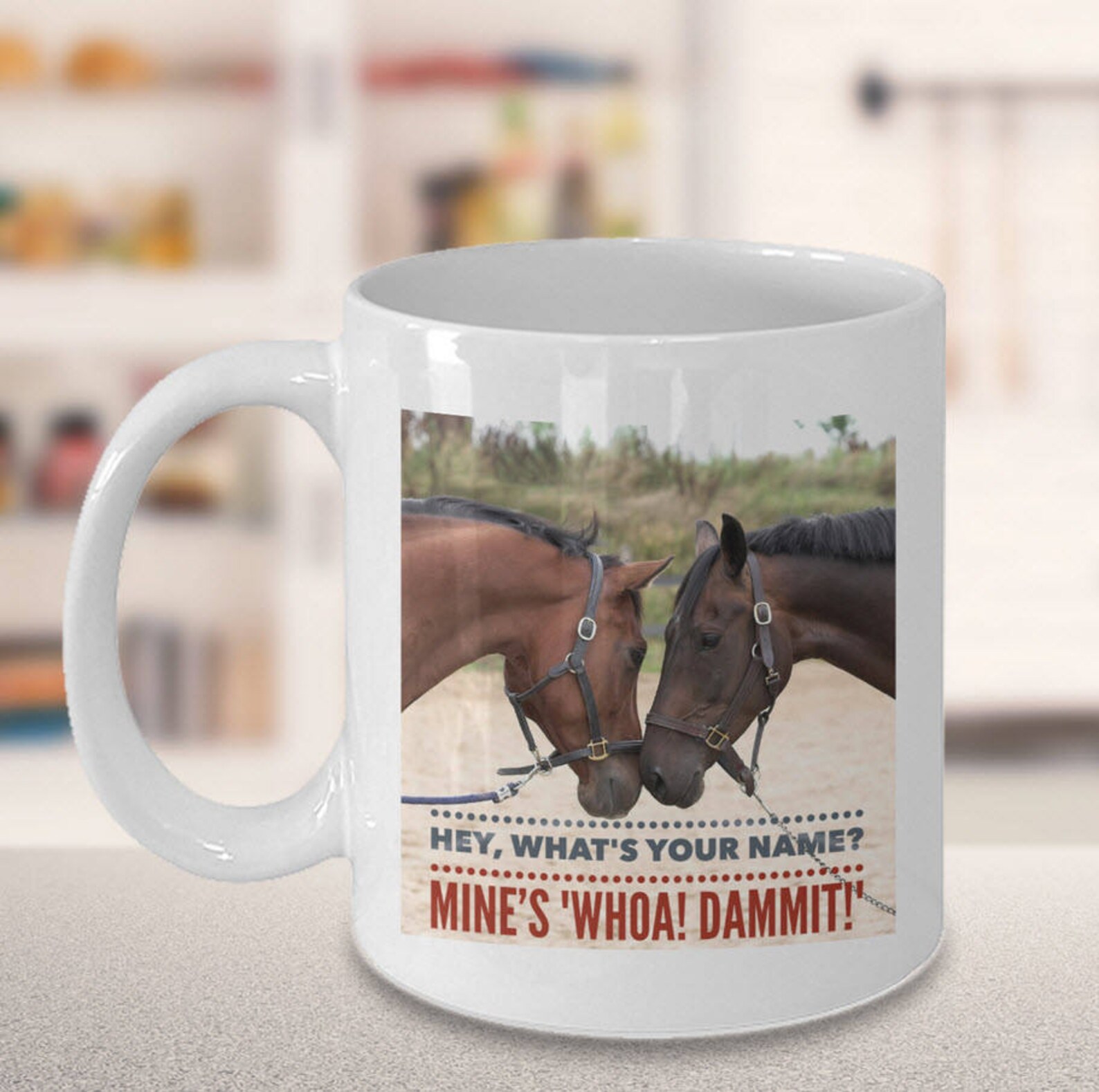 Funny Horse Lovers Mug. Horse Gifts for Women or Men. Horse Girl. Horse