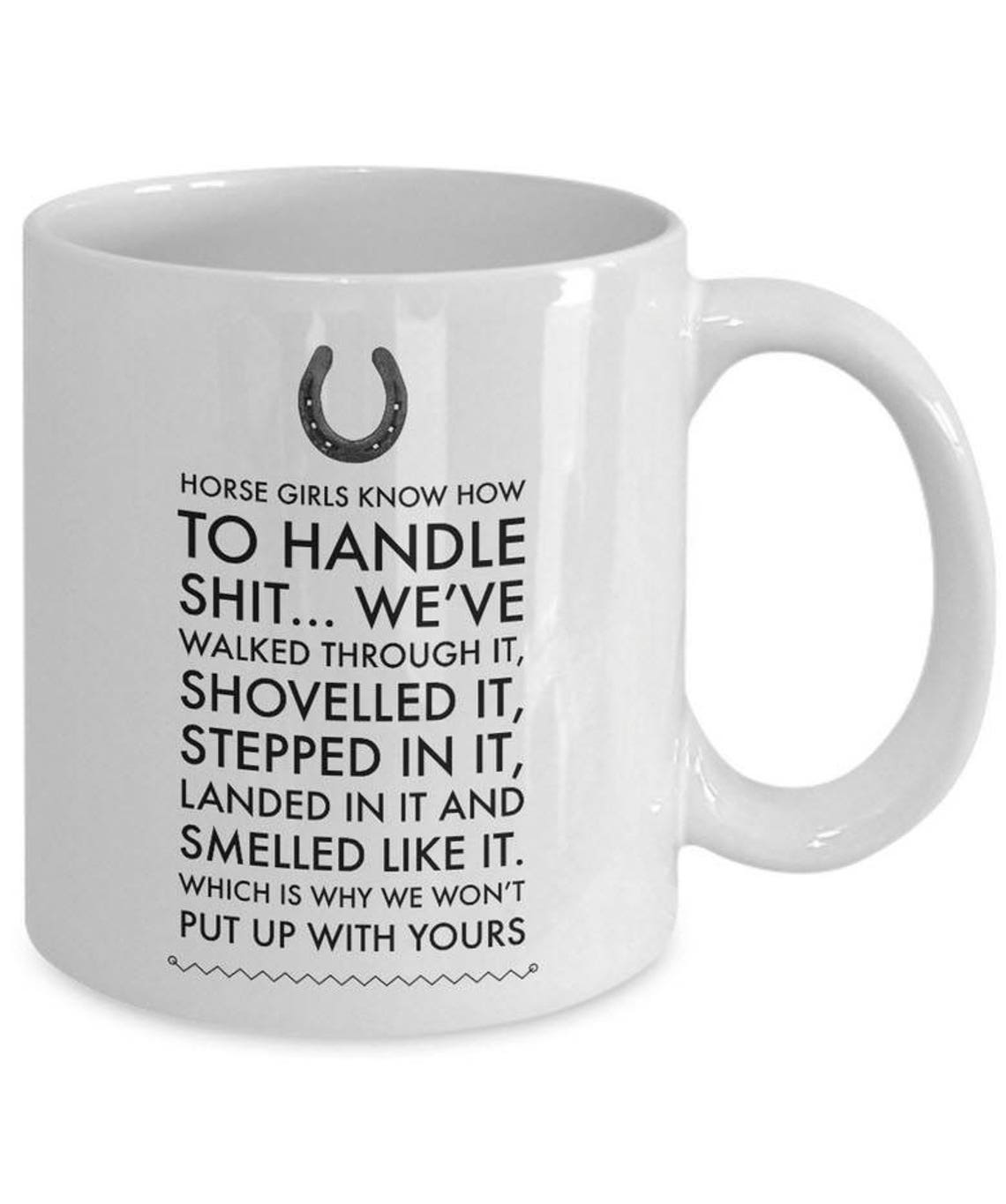 Funny Horse Mug. Horse Gifts for Women or Girls. Horse Lovers Etsy