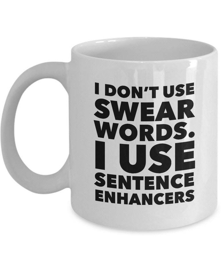 Funny Swear Words Coffee Mug Swearing Gifts for Women and - Etsy Funny Swear Words Coffee Mug Swearing Gifts for Women and - Etsy