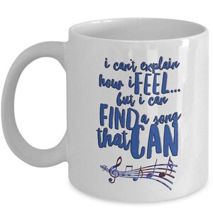 Music Coffee Mug - Gift For Music Lovers - Music Teacher Feelings Mug - Music Notes Mug - Music Lovers Gift For Women Or Men - Song Mug -