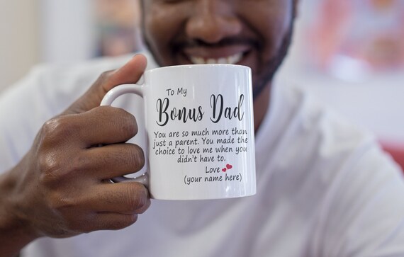 Mug Je ne suis pas un beau-papa je suis un papa bonus - Cadeau D'amour