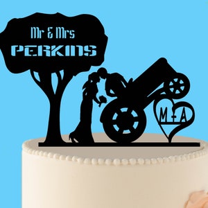 Tractor Wedding Cake Topper: Rustic Country Outdoor Theme