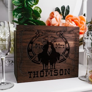 Country wedding glasses Champagne Toasting Glasses, farmer wedding Toasting Flutes cowboy wedding gift for couple rustic wedding