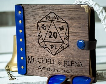 Game master wedding guest book / wedding guest book / Rustic Wedding gift