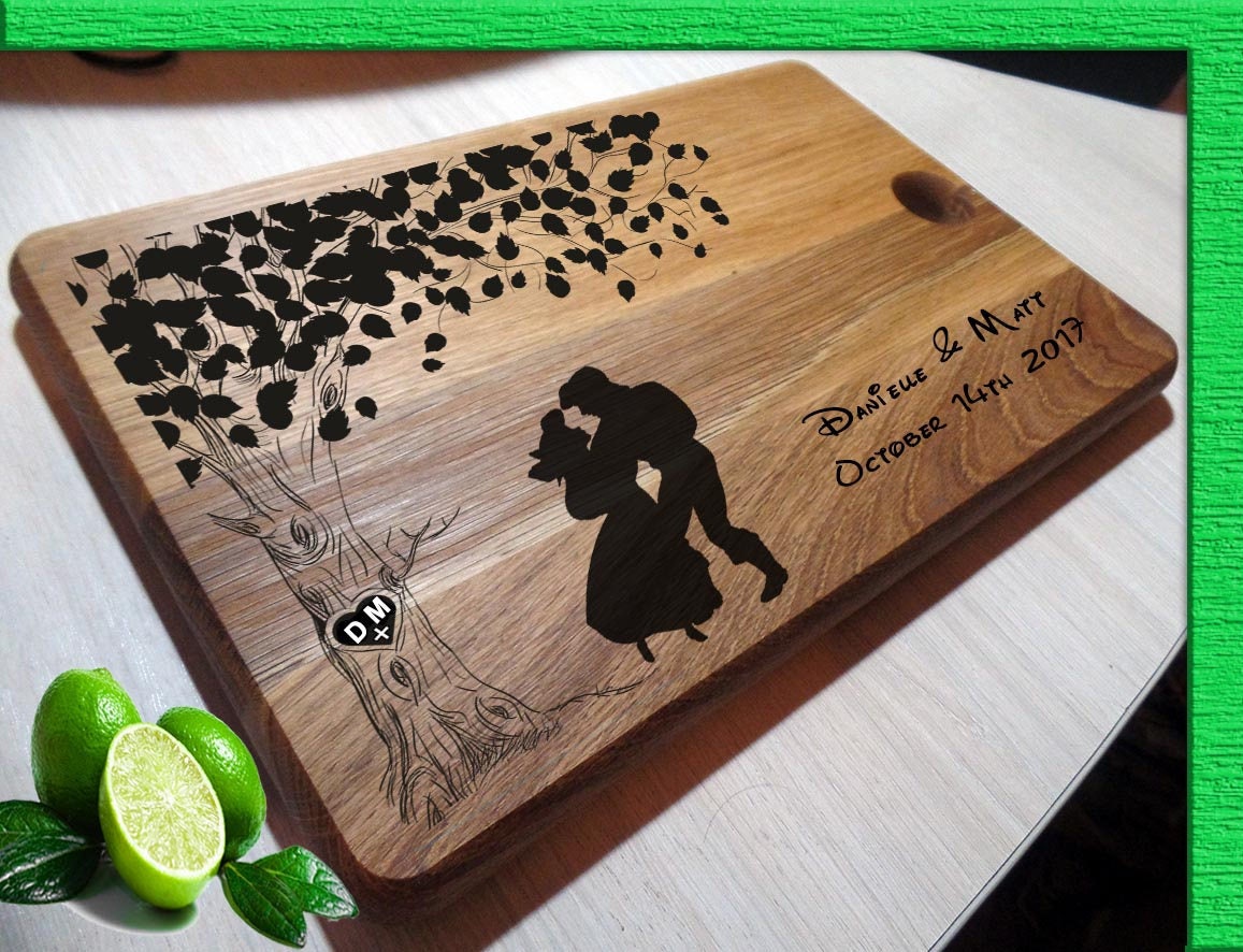 Ariel cutting boards Personalized Wedding gift Disney Etsy