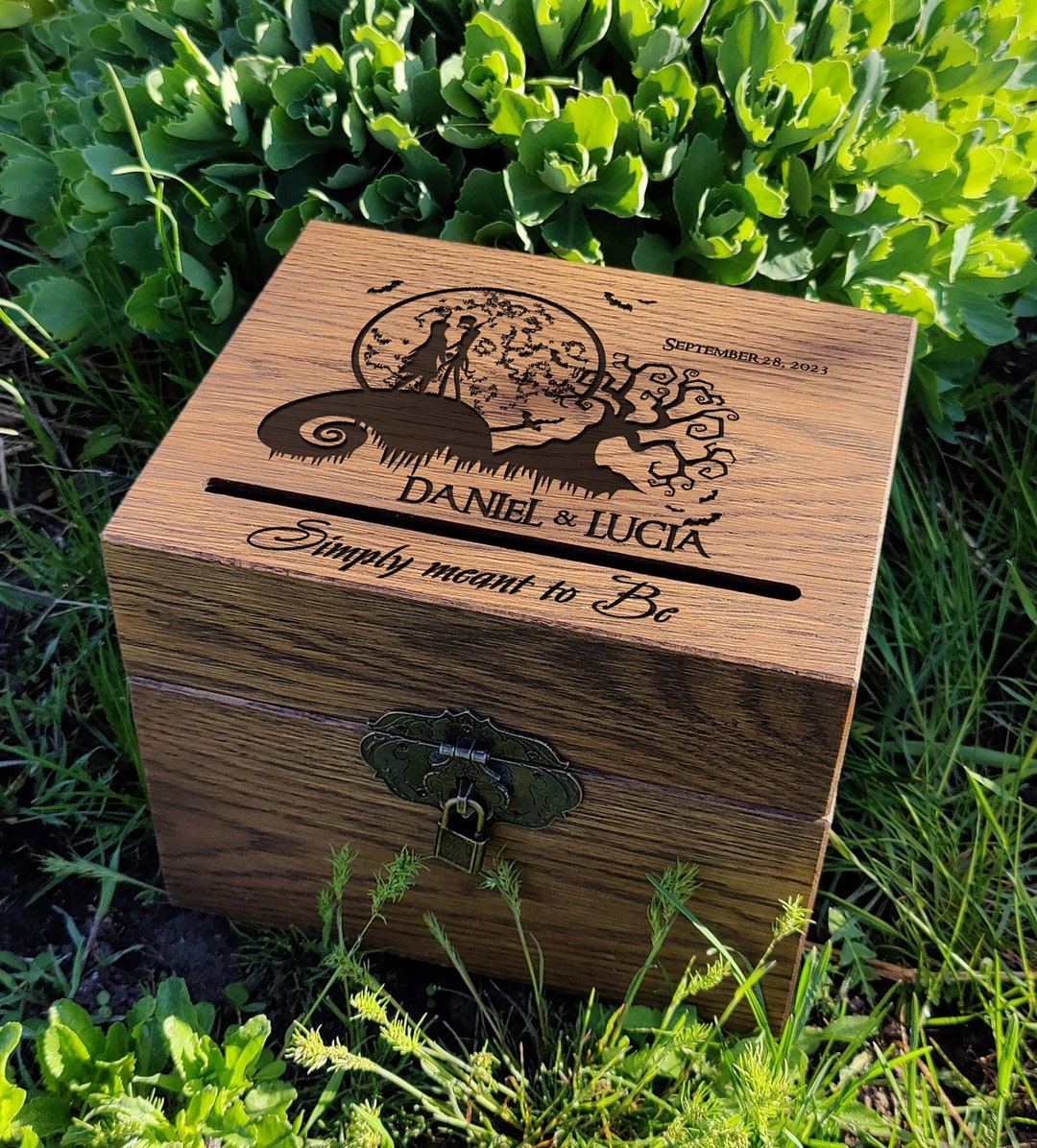 Card Box Wood Card Box for Wedding Wedding Card Box Shabby Etsy