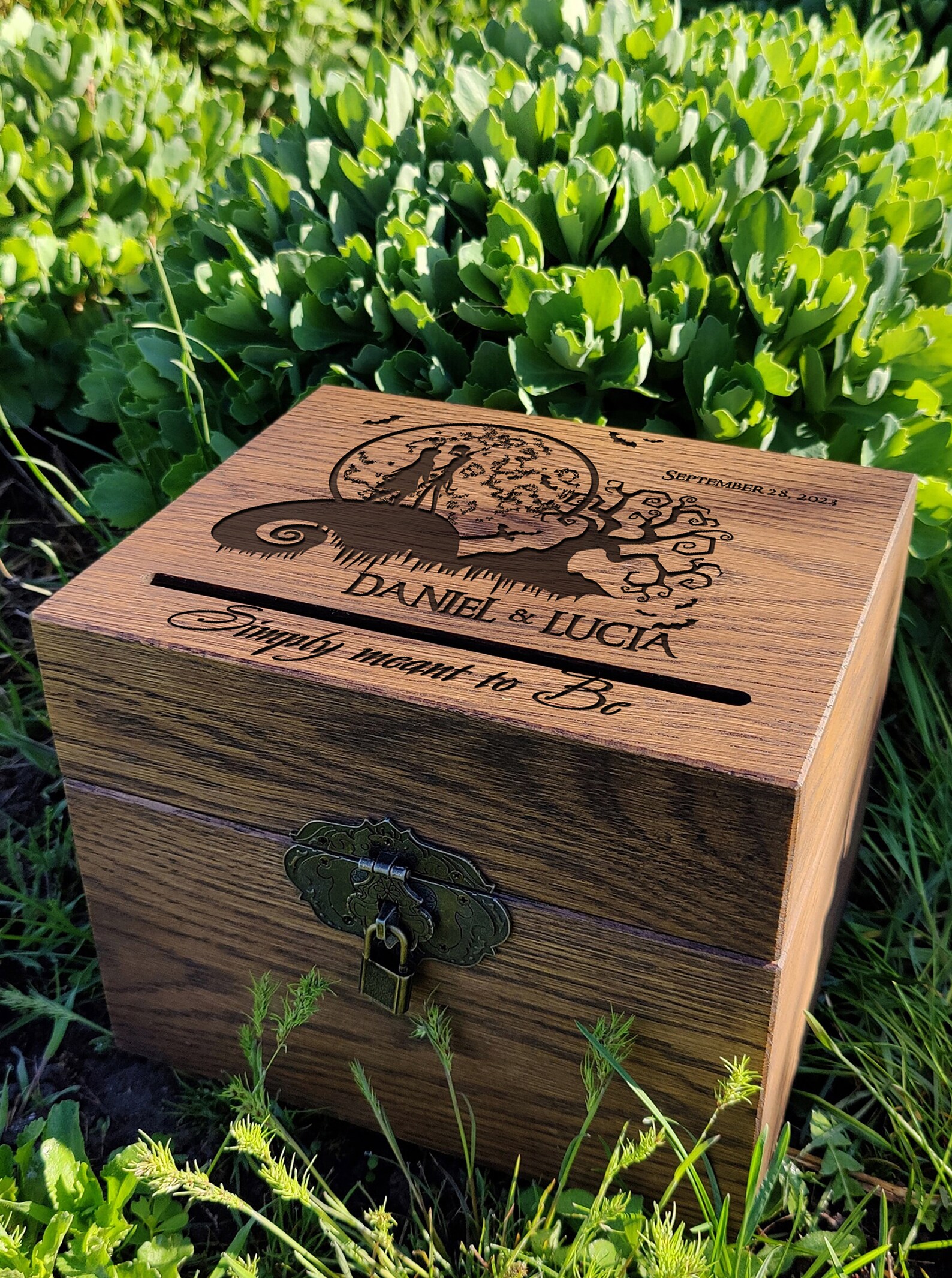 Card Box Wood Card Box for Wedding Wedding Card Box Shabby Etsy