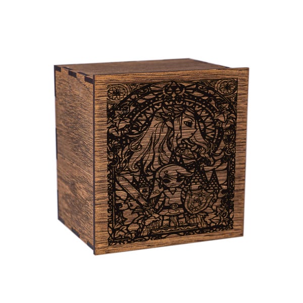 Personalized Whiskey Gift Set: Engraved Glass, Stones & Oak Box