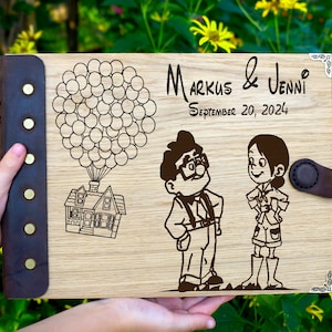 Rustic wedding guest book ideas Personalized guest book for wedding reception decorations Unique wedding accessories for guest Wedding album