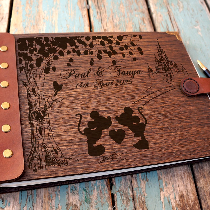 Mickey Guest Book - Etsy