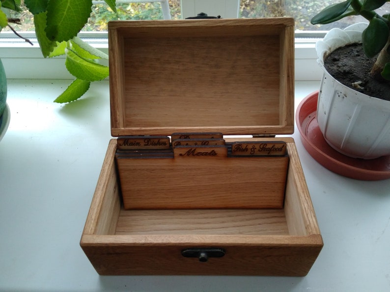 Wedding Gift Recipe Box Heart Recipe Box rustic recipe box Wedding Gift Wood Recipe Box with heart Personalized Recipe Box