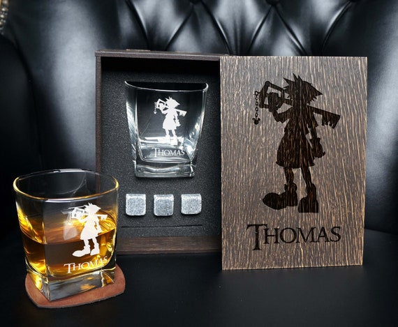 446 favorites don't lie — this set brings Kingdom Hearts fandom into a whiskey gift, a genuinely unexpected crossover that fans will lose their minds over.