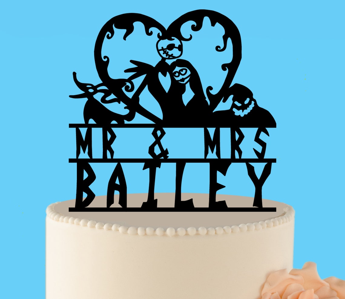 Simply meant to be wedding cake topper Cake Topper Halloween Etsy