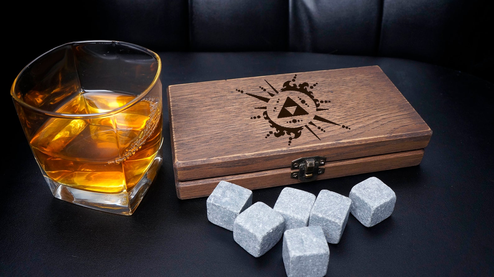personalized whiskey rocks