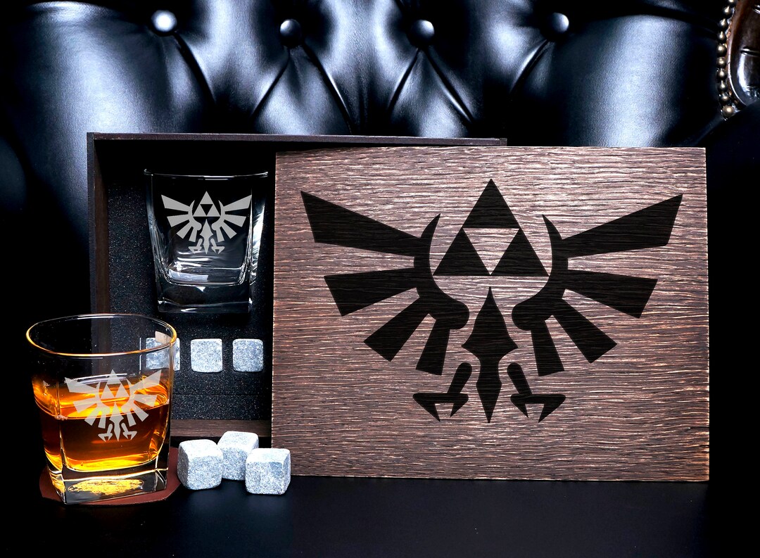 Personalized Whiskey Gift Set, Wedding Gift, 2 Personalized Whiskey Glasses, Whiskey Stones ...