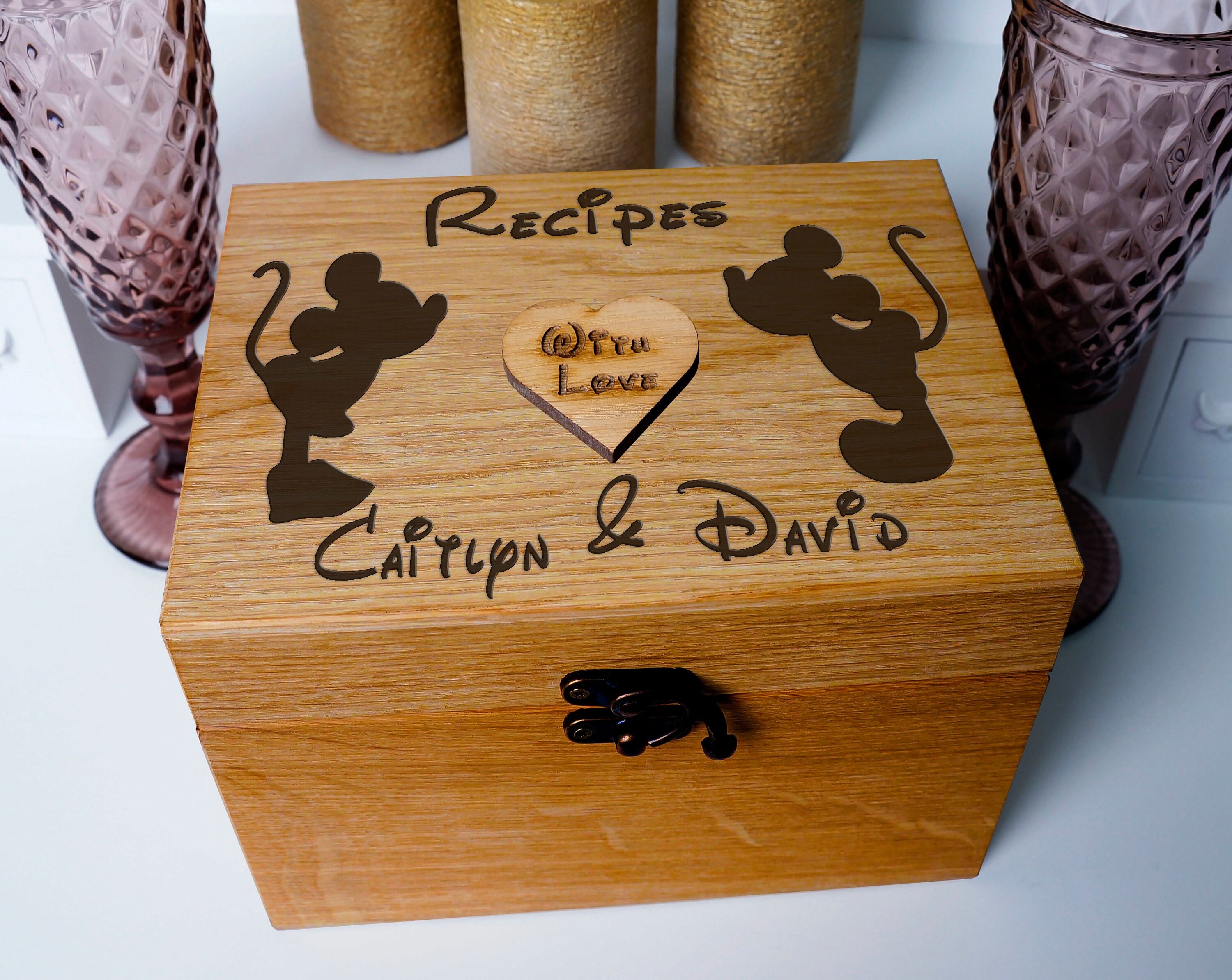 RUSTIC Recipe Box Recipe Box Custom Wood Recipe Box Etsy Canada
