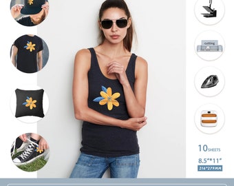 LASER Iron on Transfer Paper for Dark Colored T-Shirt Printing