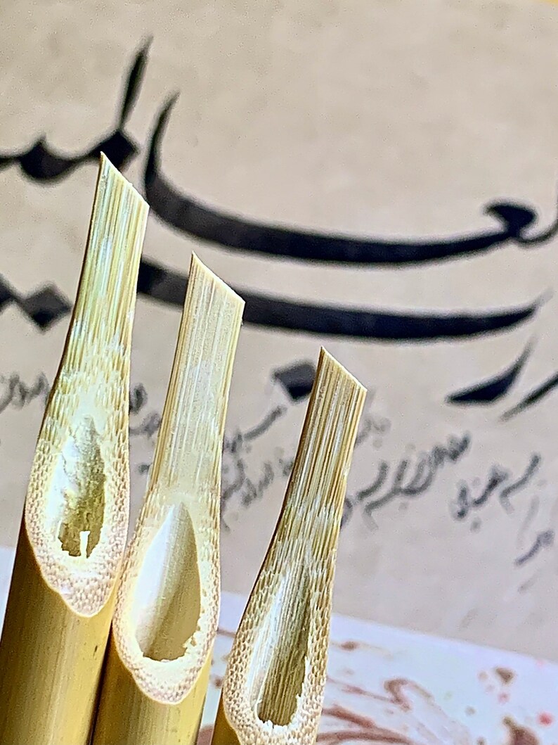 Beautiful Calligraphy Reed Pen Qalam Kalam Pen Arabic Farsi Etsy