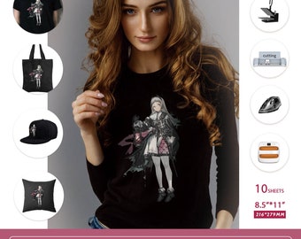 Inkjet PREMIUM Iron-On  T Shirt Transfers Paper US letter size