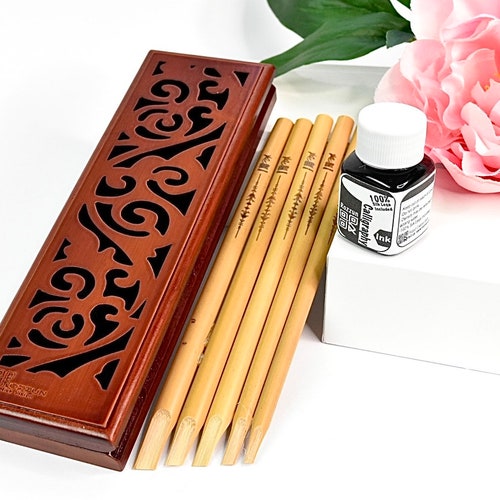 Bundle Calligraphy Reed Pen Qalam for Arabic Farsi Hebrew Etsy