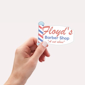 Floyd the Barber Kiss-Cut Sticker, Andy Griffith Show, Andy Griffith, Mayberry, Classic TV show, Andy Griffith Sticker, Funny Gift