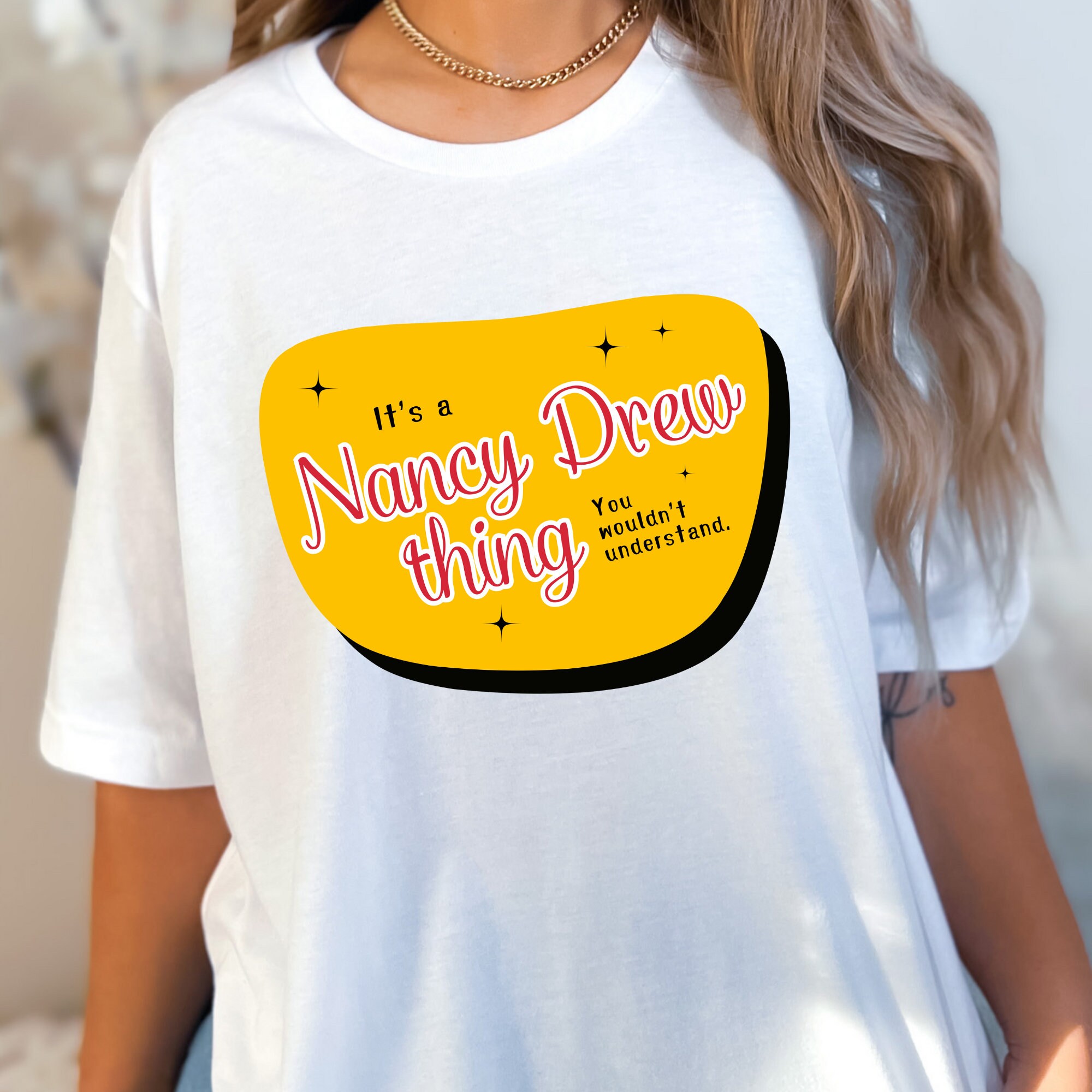 Nancy Drew Shirt, Nancy Drew, Nancy Drew T-shirt, Bookworm Gift, Nancy