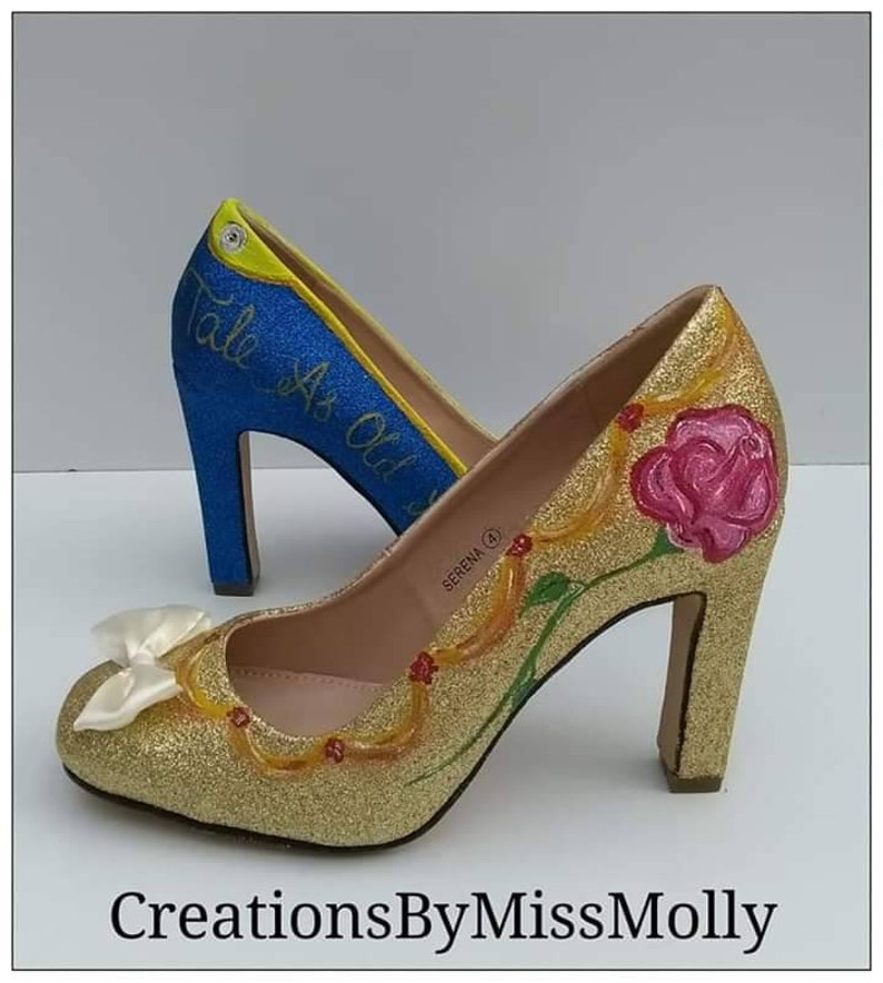 chaussure belle et la bete