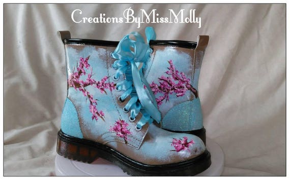 cherry blossom doc martens