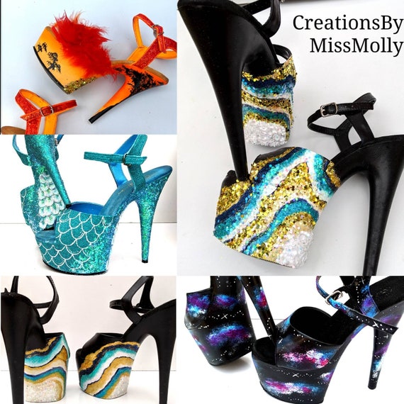 converse stripper heels