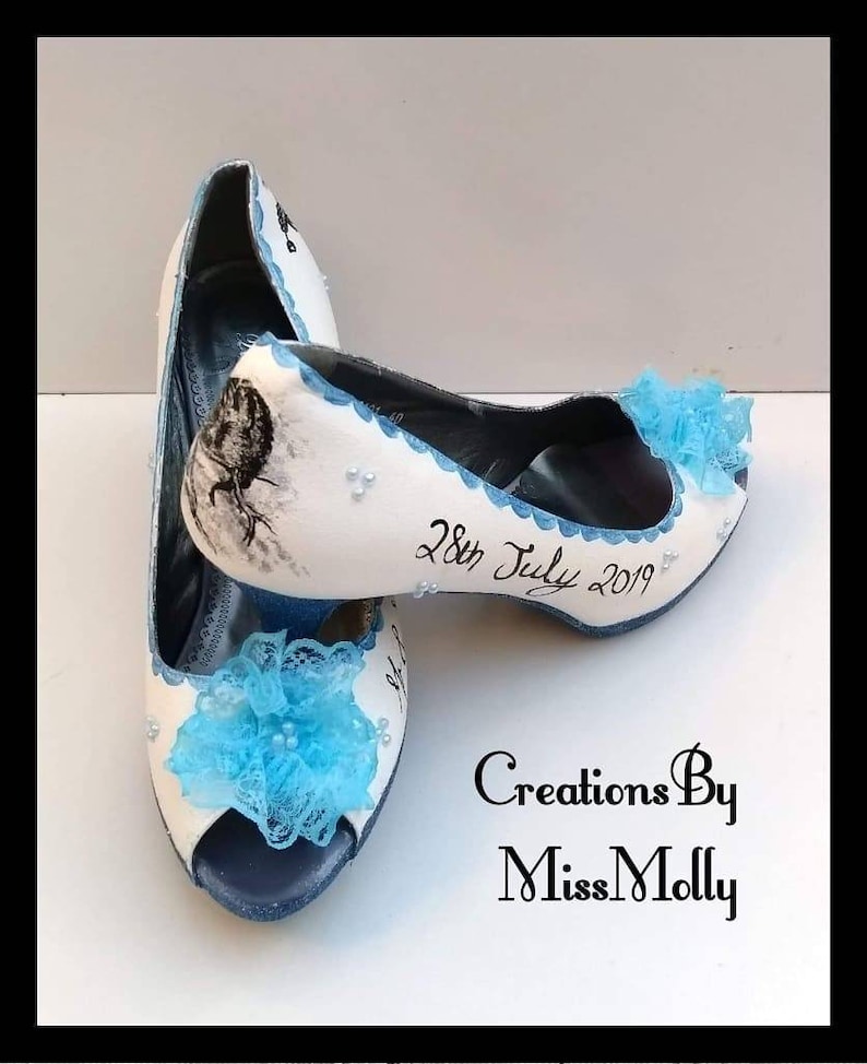 customised wedding shoes