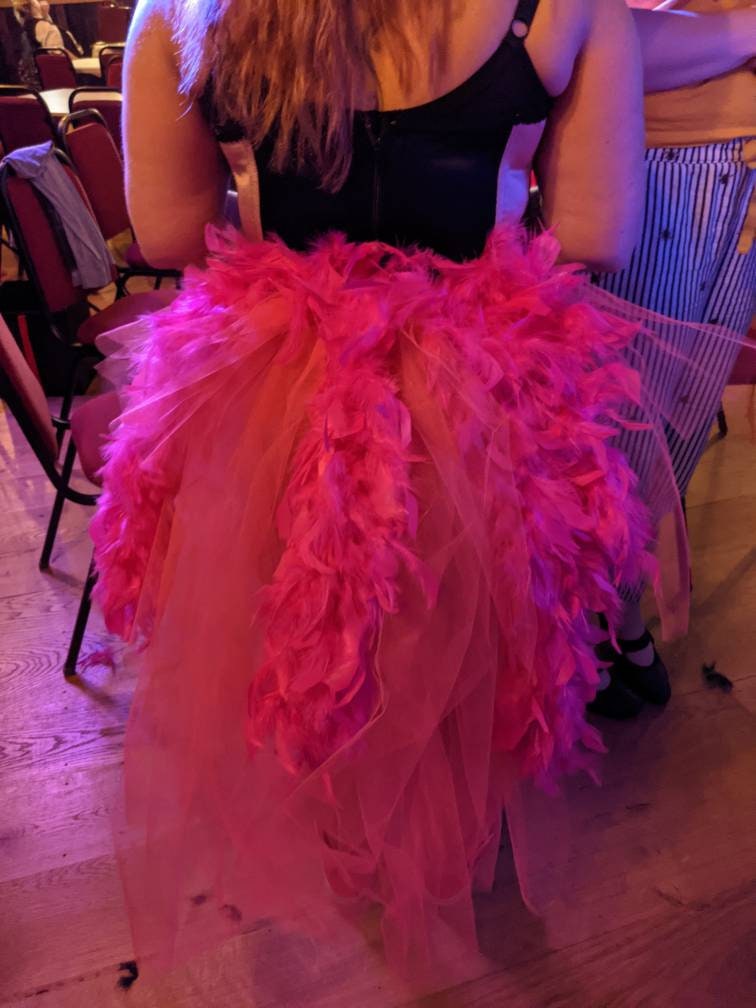 Feather Boa and Tulle Tutu Bustles Etsy