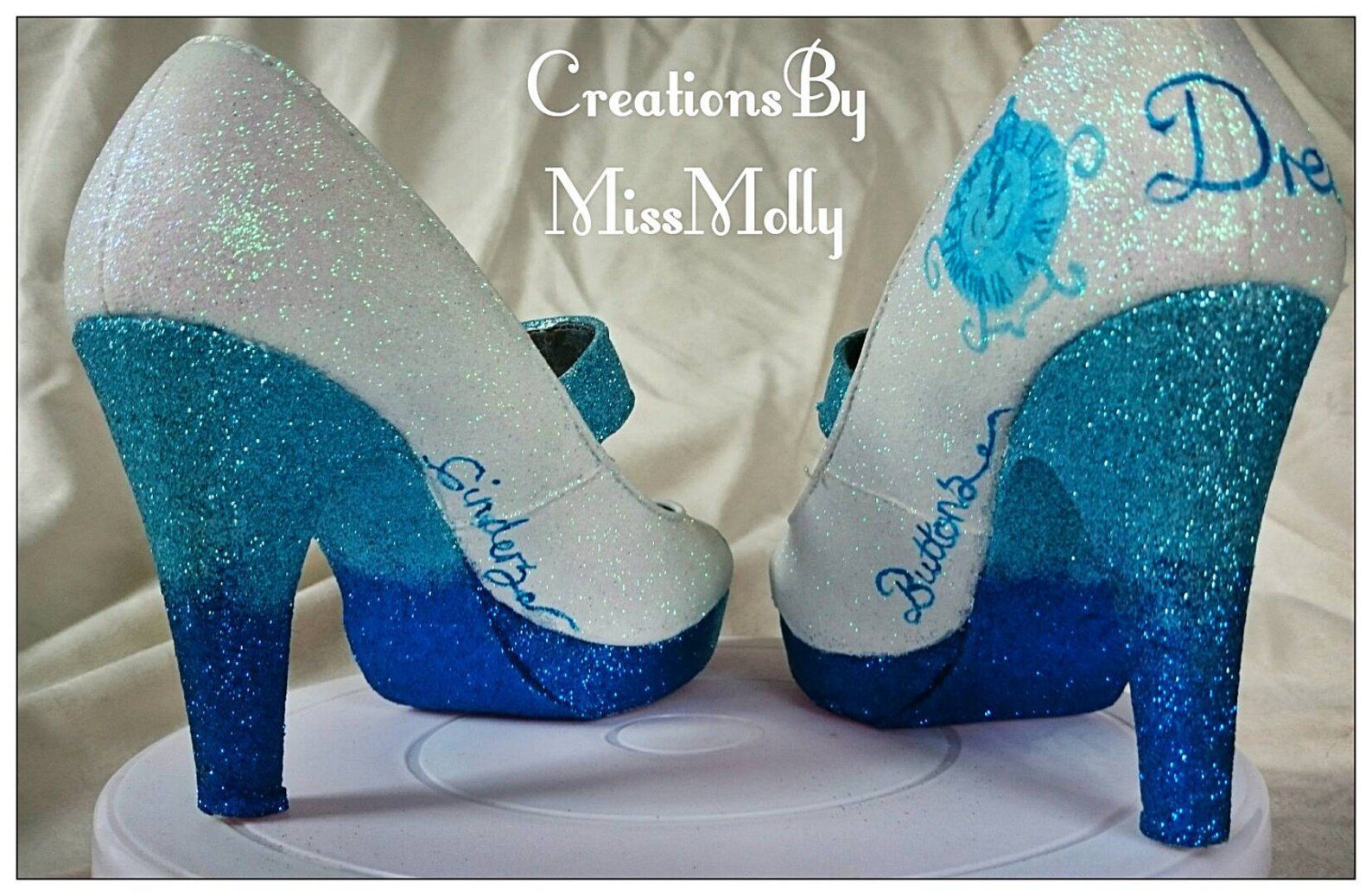 Cinderella Inspired Customised Wedding Shoes/ Disney Shoes/ - Etsy UK