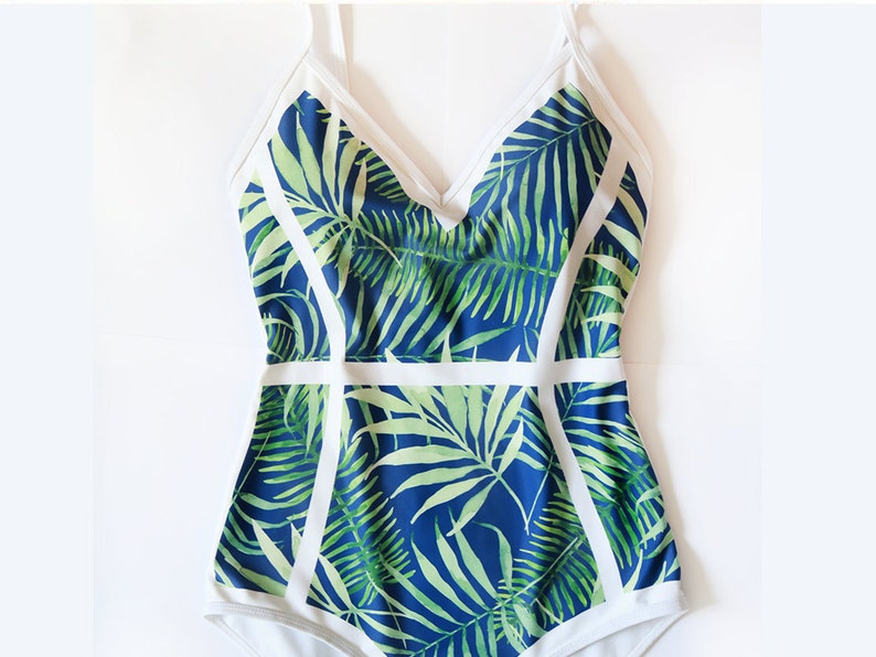 tropical bathing suit one piece