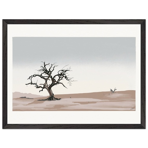 Ancient tree print, framed art. An interesting top selling art newly created. This live oak landscape is a great gift for a friend.