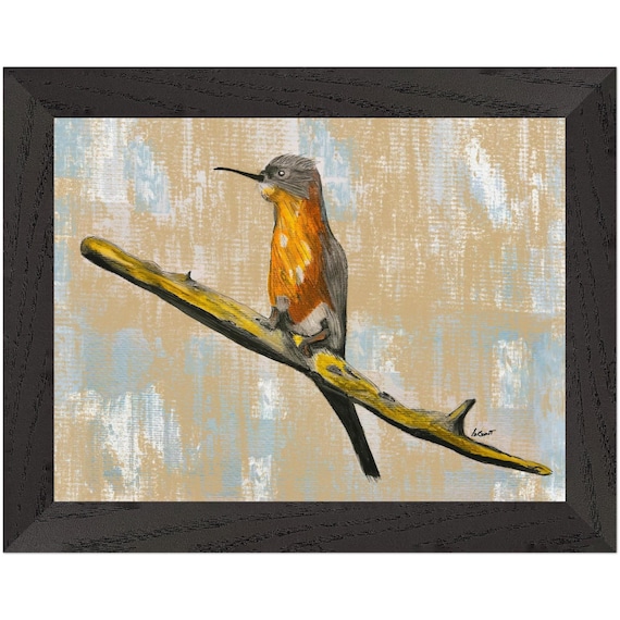 Exquisite Kingfisher Bird Wall Art Print - Ideal Home Decor Accent