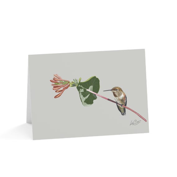 Hummingbird Greeting Card Set, Stationery, Thank You Notes
