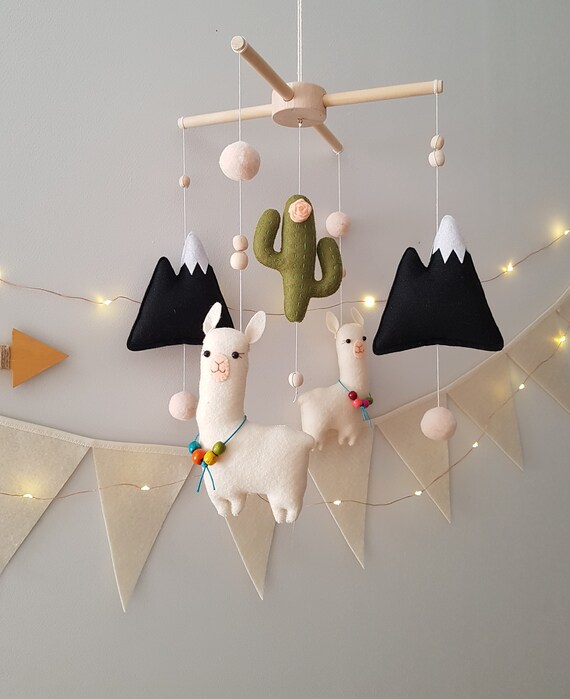 Baby Mobile Llama Cactus Baby Mobile Felt Mobile Nursery Etsy Baby Mobile Llama Cactus Baby Mobile Felt Mobile Nursery Etsy