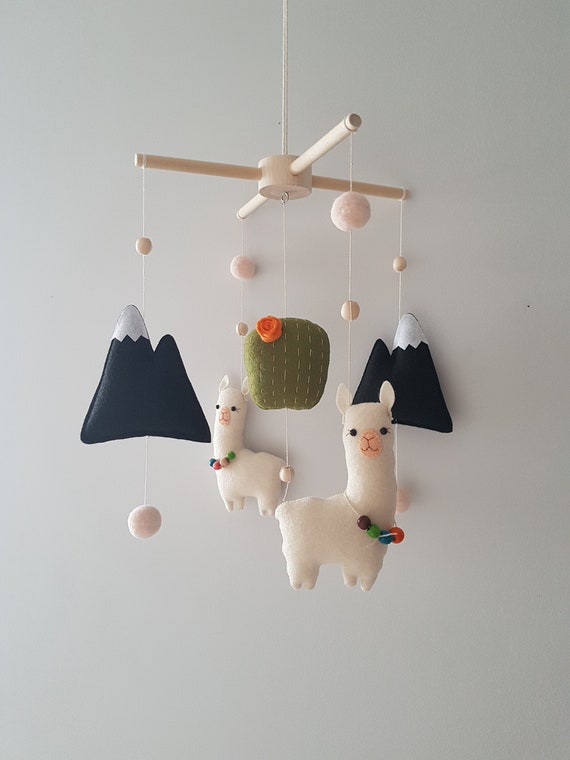 Baby Mobile Llama Cactus Baby Mobile Felt Mobile Nursery Etsy Baby Mobile Llama Cactus Baby Mobile Felt Mobile Nursery Etsy