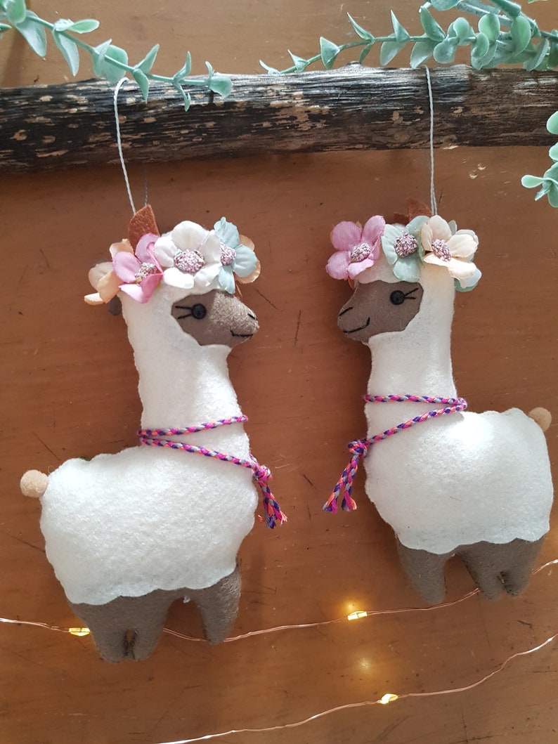 Llama Girl Gifts Personalized Llama Ornament Llama Gifts Etsy