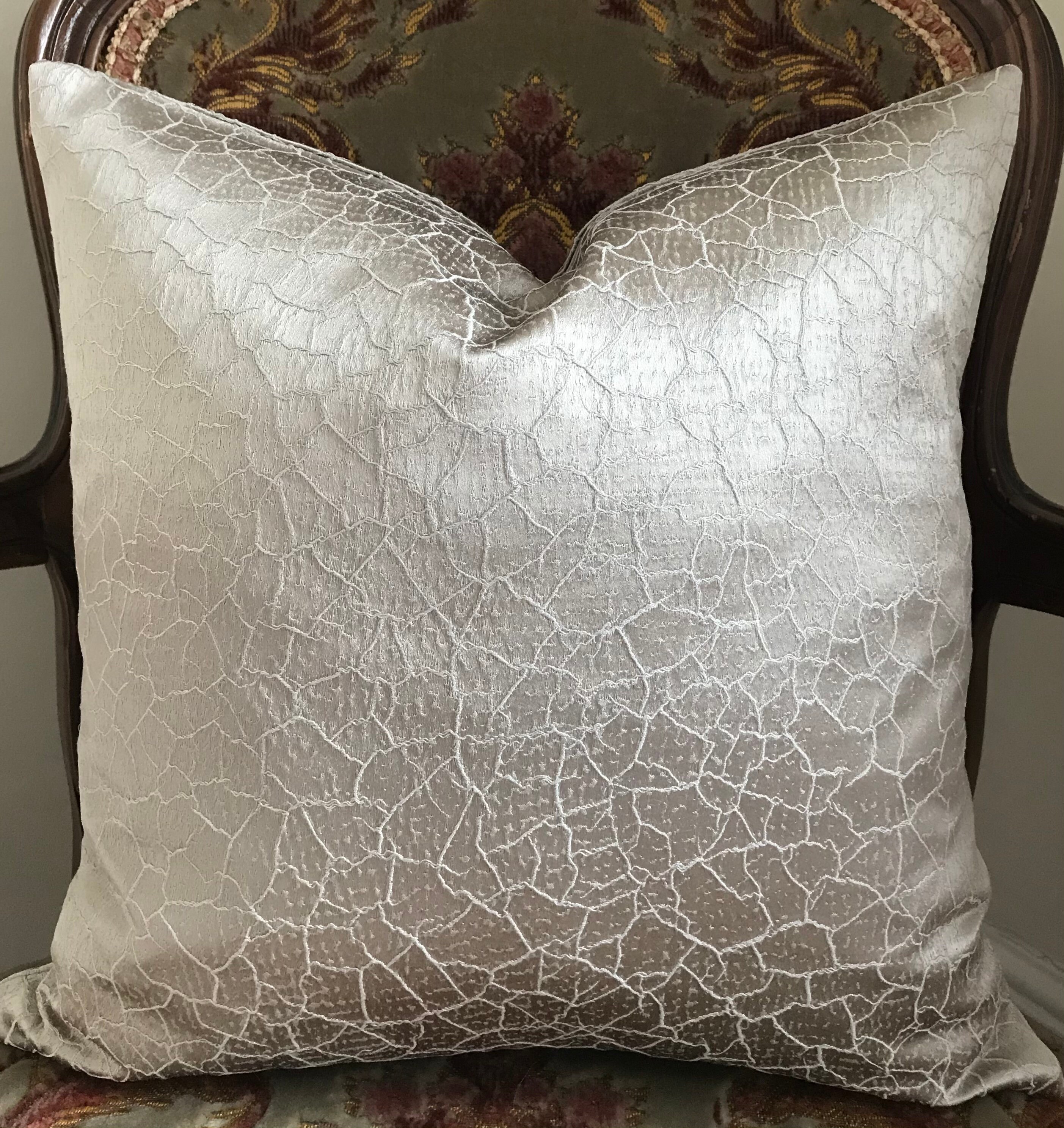 Zoffany Crackle Pearl Reversible Cushion Cover 16x16in Etsy