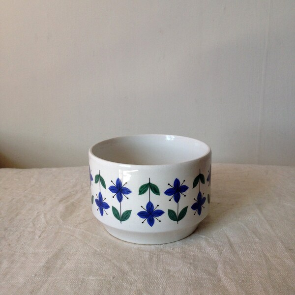 Midwinter Sugar Bowl - Roselle Bowl - Midwinter Collectible - Mid-century Sugar Bowl - Sixties Ceramics