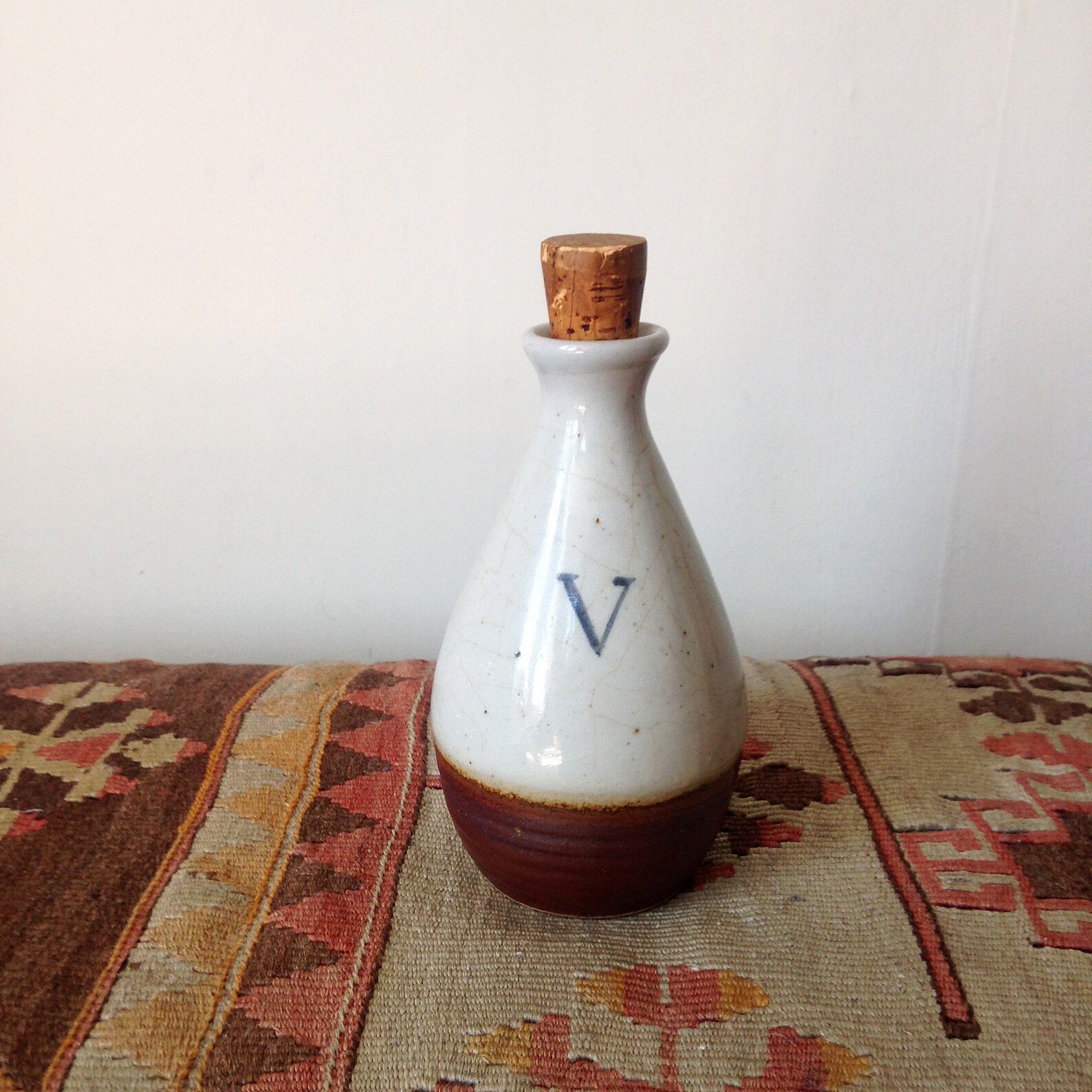 Old Vinegar Bottle Vintage Vinegar Pourer French Dressing Etsy