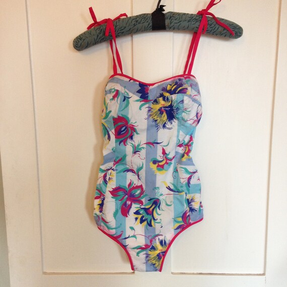 ruched swimming costume