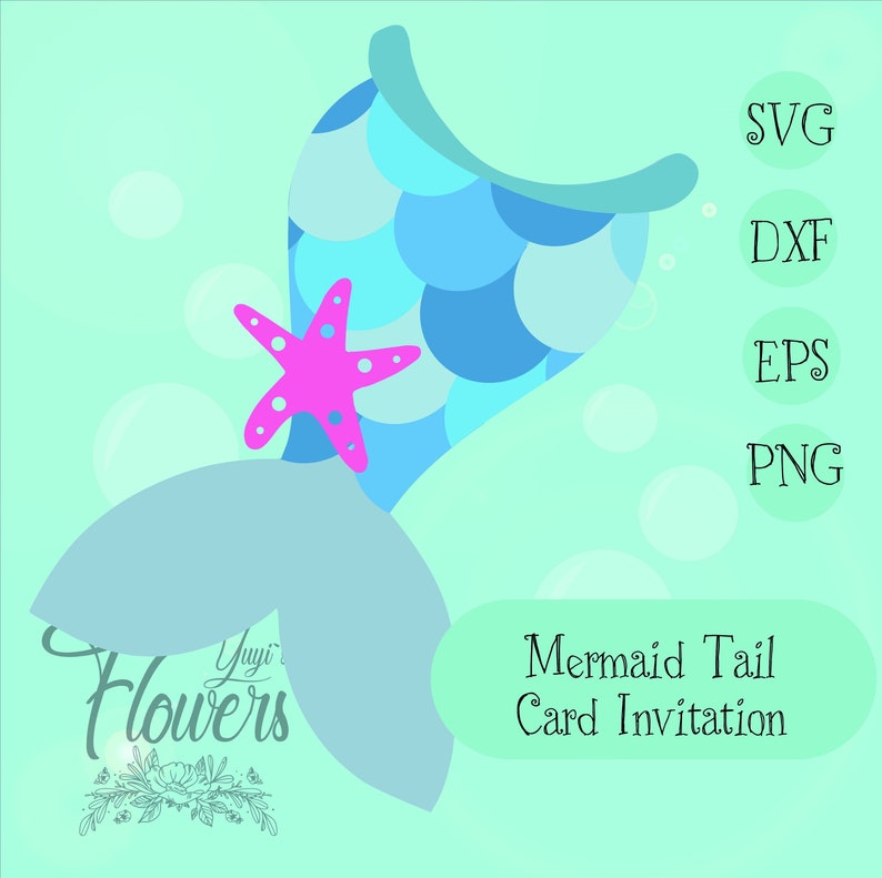 Free Free 136 Mermaid Invitation Svg SVG PNG EPS DXF File