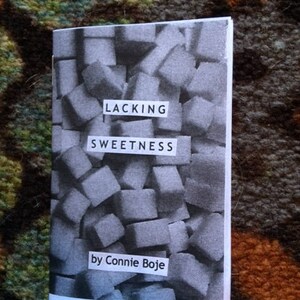 Lacking Sweetness mini poetry zine (Companion to Food and Drink Survivors)(Good Seller)